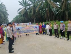 Pertahankan Tanah Ulayat Dari Klaim Sepihak Tak Berdasarkan, Ratusan Anak Kemenakan Suku Melayu Rantau Kasai Gelar Aksi Damai