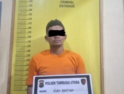 Gerak Cepat, Polsek Tambusai Utara Bekuk Pelaku Curanmor di Desa Danau Makmur