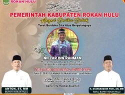 Bupati Rohul Anton dan Wabup Syafaruddin Poti Sampaikan Belasungkawa Atas Wafatnya Nifzar Rahman, Mantan ASN dan Tokoh Senior