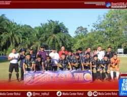 Wabup Rohul Syafaruddin Poti Resmi Buka Turnamen Mini Soccer Arbet Cup VII
