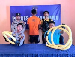 Curi Scondary Cable Milik PT. PHR, Pemuda di Jurong Diamankan Polsek Bonai Darussalam