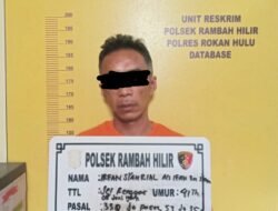 Gerak Cepat, Polsek Rambah Hilir Bekuk Pelaku Percobaan Pembunuhan  di Desa Rambah Muda