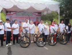 Lapas Pasir Pangarayan Turut Meriahkan Jalan Santai Semarak Harlah  Pancasila dan Pencanangan Car Free Day di Rokan Hulu