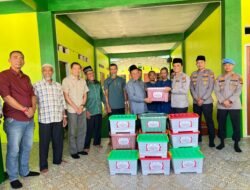 Sambangi Yayasan Alfatih Insani, Kapolres Rohul Gelar Bhaksos Dalam Rangka HUT Bhayangkara