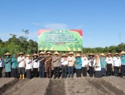 Gerak Cepat Polres Rohil Dukung Program Nasional Ketahanan Pangan Lewat Tanam Jagung