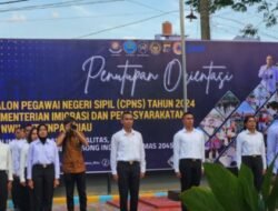 Lapas Pasir Pangarayan Hadiri Penutupan Orientasi CPNS Pemasyarakatan se-Riau, Terima 7 CPNS Baru