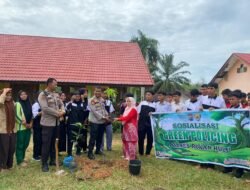 Bag SDM Polres Rohul Gelar Sosialisasi Program “Green Policing” Ke SMAN 2 Rambah