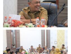 Finalisasi Malam Puncak Pesta Rakyat HUT ke-26 Rokan Hulu, Bupati Anton Pimpin Rapat