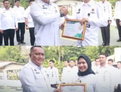 Lapas Kelas IIB Pasir Pangarayan Dorong Semangat Kerja Melalui Pemberian Penghargaan Pegawai dan Ruangan Terbersih