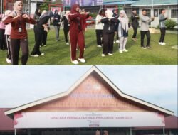 Senam Pagi Rutin di Lapas Pasir Pangarayan Wujudkan Jiwa yang Sehat dan Kebugaran yang Terjaga