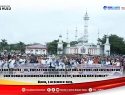 Hari Bhakti PU ke-80, Bupati Anton Gelar Gorong Infrastruktur dan Donasi Kemanusiaan