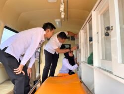 Siap Siaga, Lapas Pasir Pangarayan Lakukan Pengecekan Ambulans