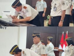 Penandatanganan Perjanjian Kinerja Kanwil Ditjenpas Riau, Lapas Pasir Pangarayan Tunjukkan Prestasi Gemilang