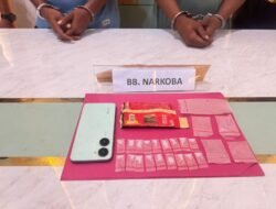 Polsek Tambusai Utara Berhasil Tangkap Dua Pengedar Narkotika, Sita 18 Paket Sabu