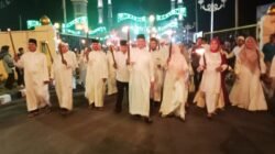 Pawai Obor Meriahkan Malam Takbiran di Rokan Hulu, 1.800 Peserta Semarakkan Suasana