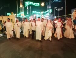 Pawai Obor Meriahkan Malam Takbiran di Rokan Hulu, 1.800 Peserta Semarakkan Suasana