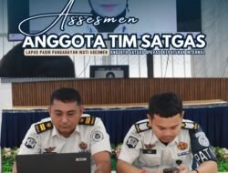 Asesmen Satgas Kepatuhan Internal Digelar, Lapas Pasir Pangarayan Ikuti Secara Daring