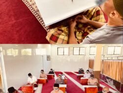 Semarak Ramadan 1447 H, Warga Binaan Lapas Pasir Pangarayan Ikuti Lomba Seni Kaligrafi