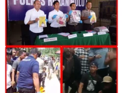 Polres Rokan Hulu Ungkap Kasus Pembunuhan di Ngaso, Pelaku Ditangkap Usai Melarikan Diri ke Nias