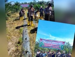 Tak Jaga Keamanan Saja, Polsek Rambah Samo Juga Dukung Sektor Pertanian Warga