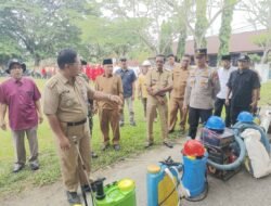Antisipasi Musim Kemarau, Polsek Kabun Bersama Forkopimcam Gelar Apel Siaga Karhutla 2026