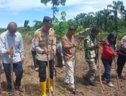 Polsek Rambah Samo tanam jagung wujudkan swasembada pangan