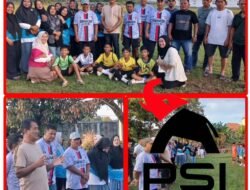 Dukung pembinaan atlet muda Baja Marulak Nenggolan berikan bantuan ke SSB Bina Muda