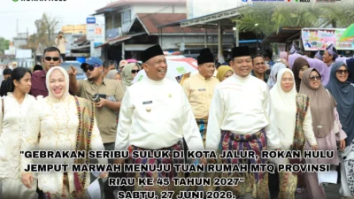 Gemuruh Pawai Taaruf MTQ Riau XLIV: Rohul Tampil Memukau dan Siap Jadi Tuan Rumah Berikutnya