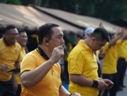 Sambut Hari Bhayangkara ke-80 Polda Riau Gelar Olahraga Bersama dan Bagi 1.000 Paket Bansos