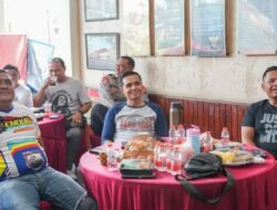 Teriakan Sorak Gema Di Polsek Rambah Kapolres Rohul Nobar Brazil Vs Haiti Bareng Warga