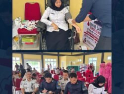 Lapas Pasir Pangarayan Ikuti Baktikes Donor Darah dalam rangka HUT Bhayangkara ke-80