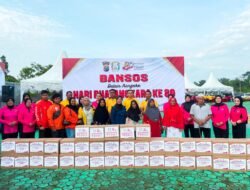 Momentum Hari Bhayangkara ke-80, Polres Rokan Hulu Gelar Olahraga Bersama Lintas Instansi dan Bakti Sosial untuk Masyarakat