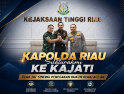 Kapolda Riau Silaturahmi ke Kajati, Perkuat Sinergi Penegakan Hukum Berkeadilan