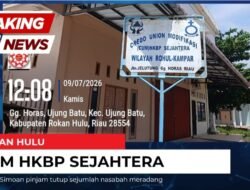 LEBIH DUA TAHUN DANA BELUM KEMBALI, RATUSAN NASABAH CUM HKBP SEJAHTERA ROHUL KERESAHKAN NASIB TABUNGANNYA
