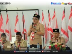 Tongkat Estafet Kepemimpinan Beralih, Alreza Ahyu Nahkodai Kwarcab Pramuka Rokan Hulu