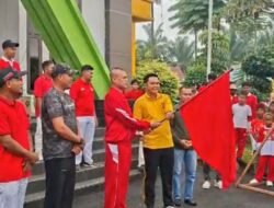Semarak HUT RI ke-81, Ribuan Warga Desa Sontang Padati Jalan Santai — Forkopimcam & Kades Turun Lepas Peserta