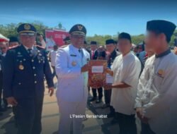 Bupati Rohul Anton Serahkan Remisi HUT ke-81 RI kepada Perwakilan Warga Binaan Lapas Pasir Pangarayan