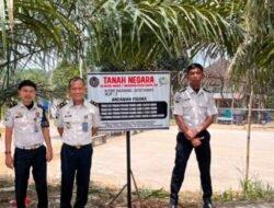 Pastikan Aset Negara Terjaga, Lapas Pasir Pangarayan Tandai Tanah Milik Kementerian Imipas
