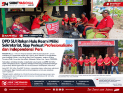 DPD SIJI Rokan Hulu Resmi Miliki Sekretariat, Siap Perkuat Profesionalisme dan Independensi Pers